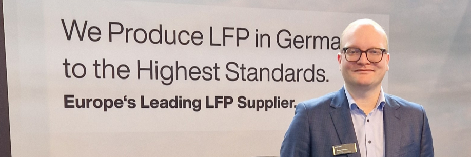 Dr. Stefan Schwarz at the Battery Show Europe 2025